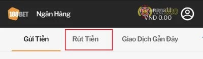 chọn rút tiền 188BET