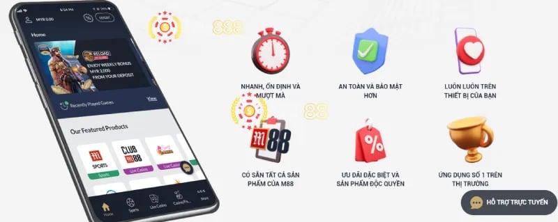 tải app M88