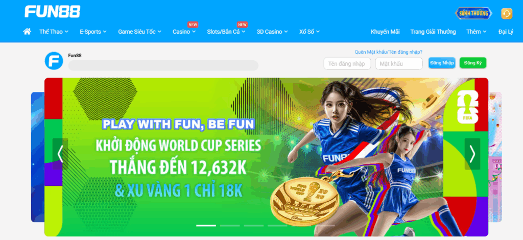 Fun88 - Sân chơi cá cược online uy tín, an toàn