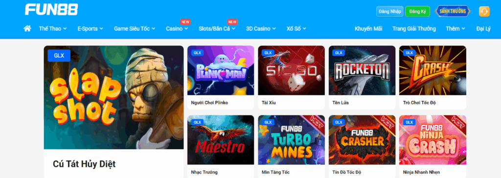 Khám phá Fun88 game Siêu Tốc cực hấp dẫn